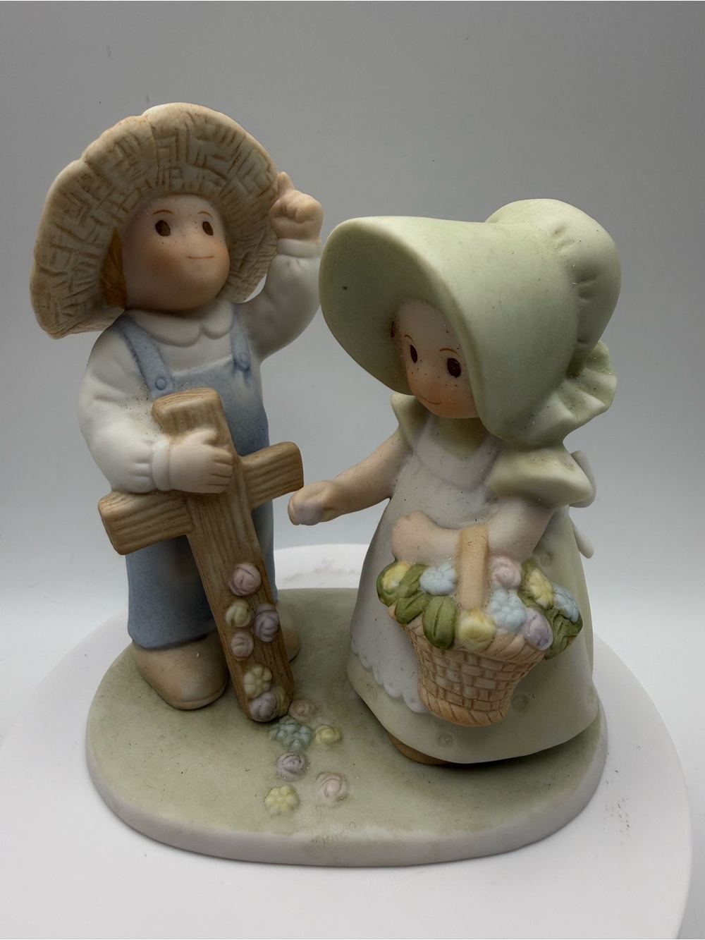 Homco Circle of Friends I Believe Figurine